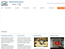 Tablet Screenshot of demonstratives.com